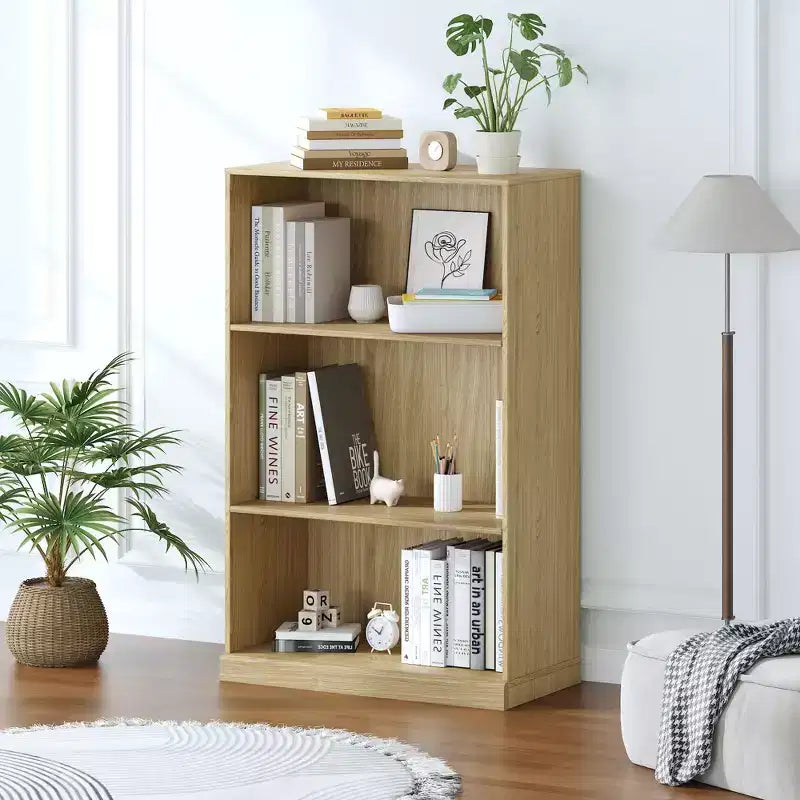 Libreria / Armadio contenitore effetto legno nero/marrone, 5 ripiani, Montaggio singolo