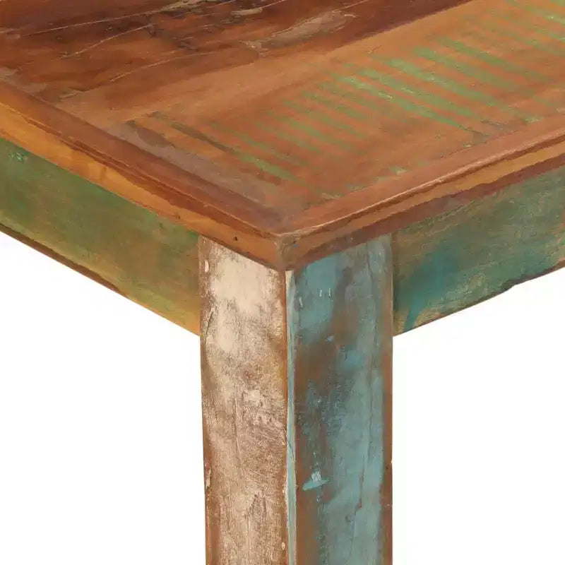 Tavolo da pranzo rettangolare vintage multicolore per 2 persone