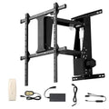 VEVOR Motorized TV Wall Mount, TV Mount for 32 to 65 Inch TV, Electric Adjustable Ceiling TV Mount, Motorized Flip Down TV Mount Bracket, Black