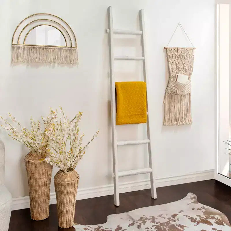 Specchio da Parete Ad Arco Oro con Frange, Singolo, Cornice in Metallo