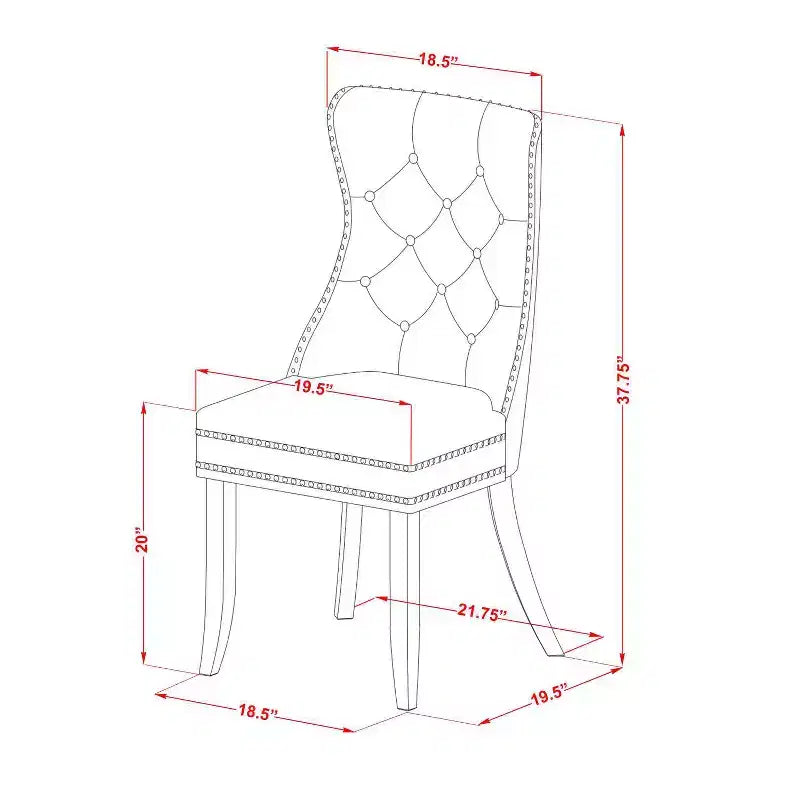 Set da pranzo nero da 7 pezzi, tavolo rettangolare allungabile con 6 sedie imbottite, 6 posti a sedere