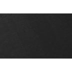 Tavolino accentato contemporaneo Willis da 13 pollici in legno di mango massiccio con intaglio a V, colore nero, assemblato