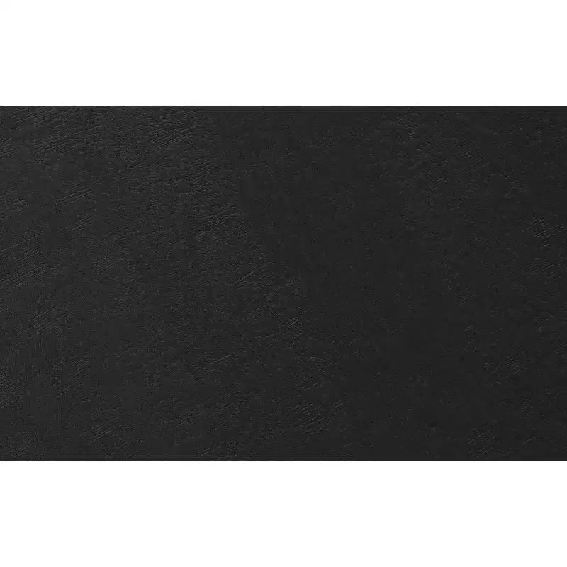 Tavolino accentato contemporaneo Willis da 13 pollici in legno di mango massiccio con intaglio a V, colore nero, assemblato