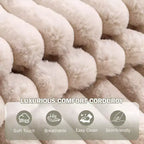 Chaise longue in velluto a coste con pouf contenitore, grigio / bianco sporco / verde chiaro, seduta singola, 3 cuscini