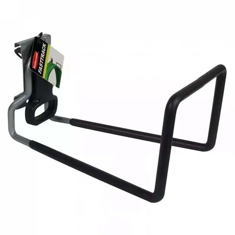 Rubbermaid FastTrack All in 1 Rail Garage Storage System Water Hose Hook, Black