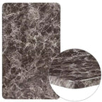 Flash Furniture 24 x 42 Rectangular Gray Marble Laminate Table Top
