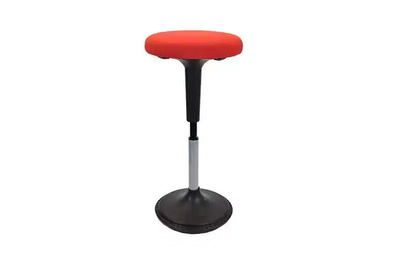 Sgabello ergonomico da scrivania oscillante nero/rosso/blu, altezza regolabile, 1 persona