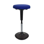 Sgabello ergonomico da scrivania oscillante nero/rosso/blu, altezza regolabile, 1 persona
