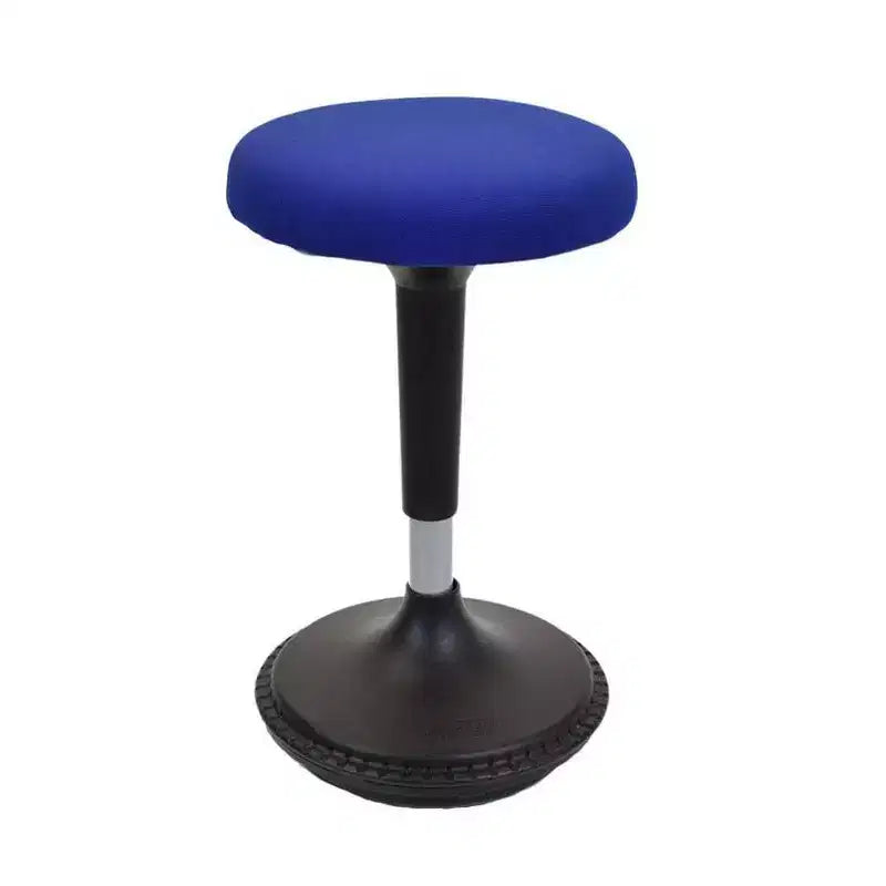 Sgabello ergonomico da scrivania oscillante nero/rosso/blu, altezza regolabile, 1 persona