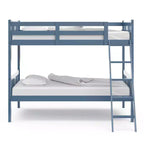 Letto a castello singolo/singolo bianco/grigio/blu navy, convertibile, per 2 persone