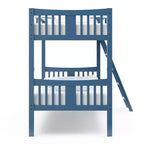 Letto a castello singolo/singolo bianco/grigio/blu navy, convertibile, per 2 persone