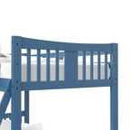 Letto a castello singolo/singolo bianco/grigio/blu navy, convertibile, per 2 persone
