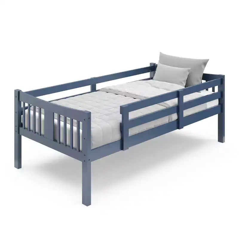 Letto a castello singolo/singolo bianco/grigio/blu navy, convertibile, per 2 persone